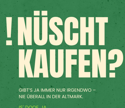 In the middle of Nüscht Online-Shop / Altmark Merchandise