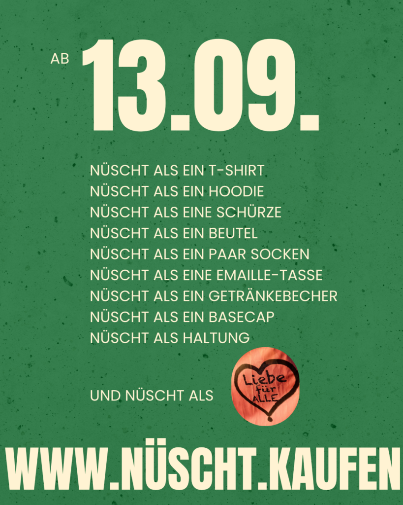 In the middle of Nüscht Online-Shop